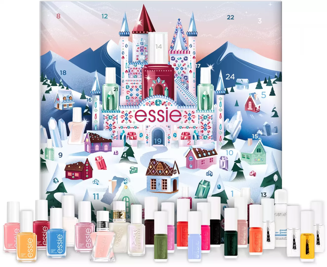 essie joulukalenteri 2023